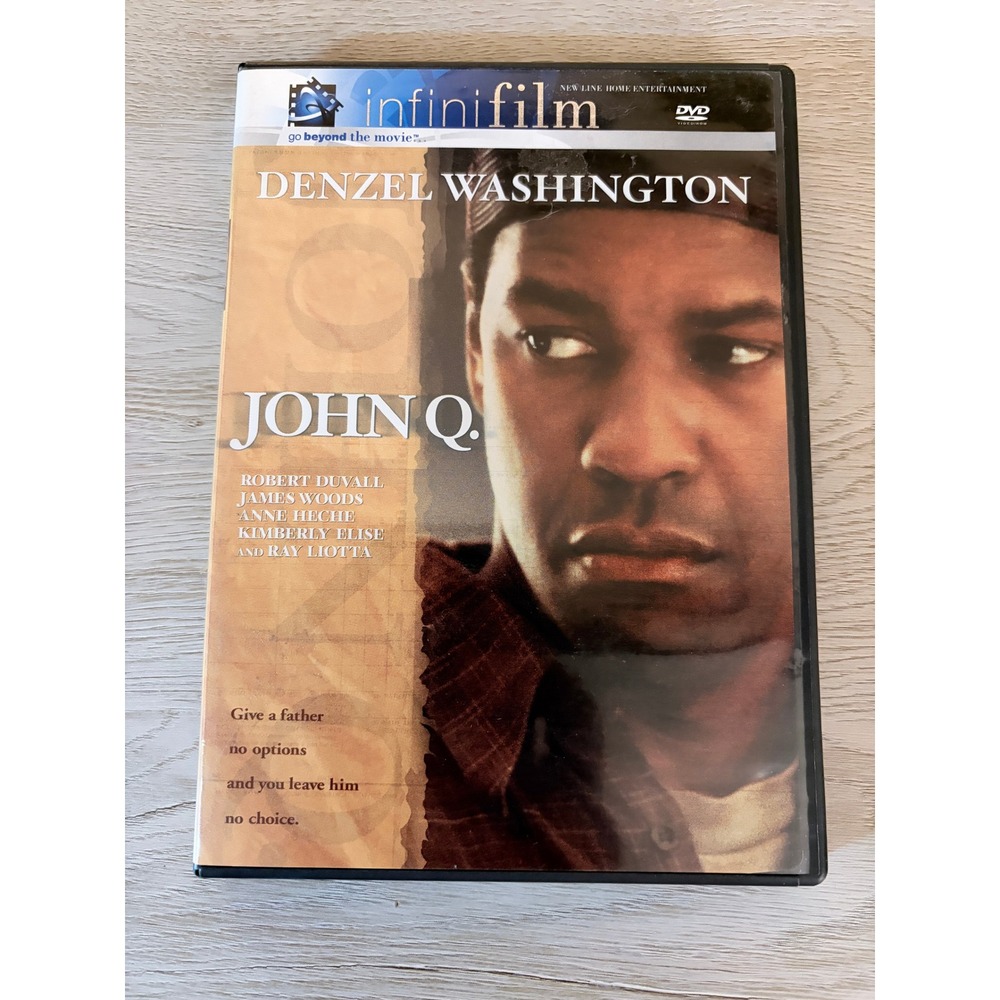 New Line Home Entertainment DVD John Q Denzel Washington Robert Duvall Drama